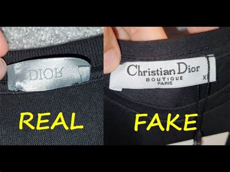 how to spot fake dior shirt|christian dior scan.